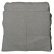 Sunset Trading Horizon Fabric Slipcovered T-Cushion Chair in Gray