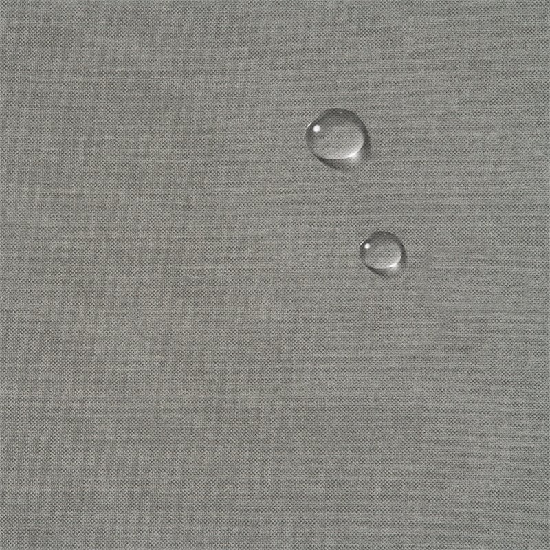 Sunset Trading Horizon Fabric Slipcovered Reversible Chaise Sleeper Sofa in Gray