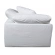 Sunset Trading Puff 2-Piece Fabric Slipcover Sectional Sofa in White
