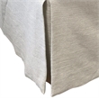 Sunset Trading Americana Box Cushion Fabric Slipcovered Chair in Light Gray
