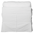 Sunset Trading Horizon Cotton Slipcovered T-Cushion Chair in White