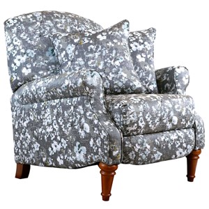 sunset trading seascape fabric recliner with two matching pillows in gray