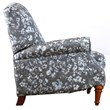 Sunset Trading Seascape Fabric Recliner with Two Matching Pillows in Gray