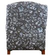 Sunset Trading Seascape Fabric Recliner with Two Matching Pillows in Gray