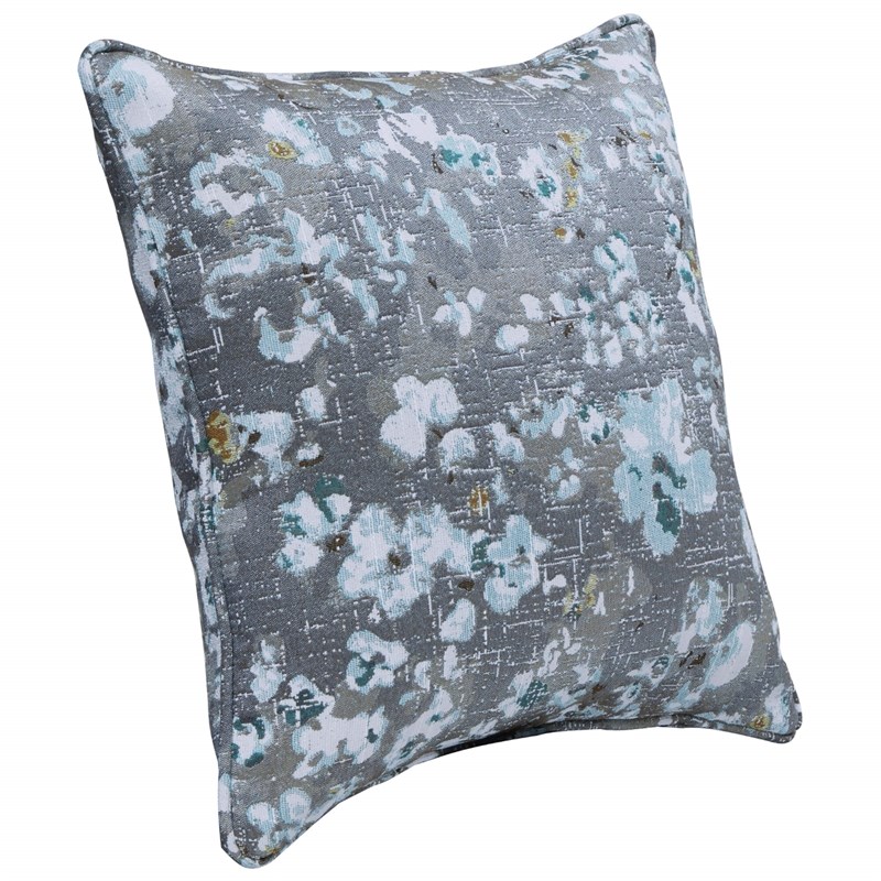 Sunset Trading Seascape Fabric Recliner with Two Matching Pillows in Gray