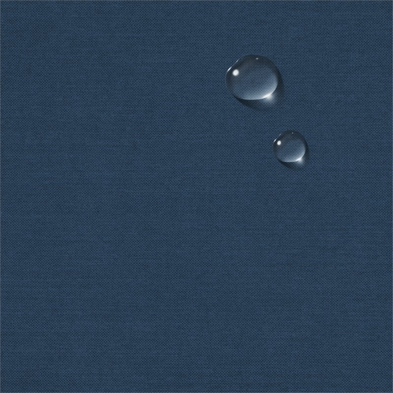 Sunset Trading Puff 6-Piece Fabric Slipcover Pit Sectional Sofa in Navy