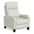 Sunset Trading Dana Pushback Traditional Leather Recliner in White