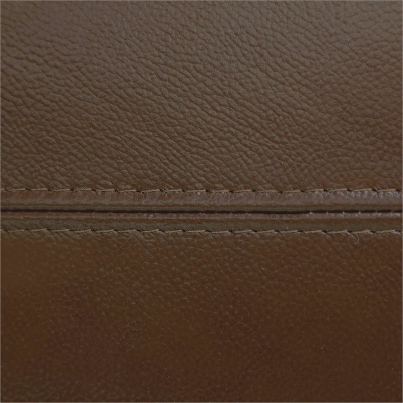 Sunset Trading Charleston 3-Piece Top-Grain Leather Living Room Set in Chestnut