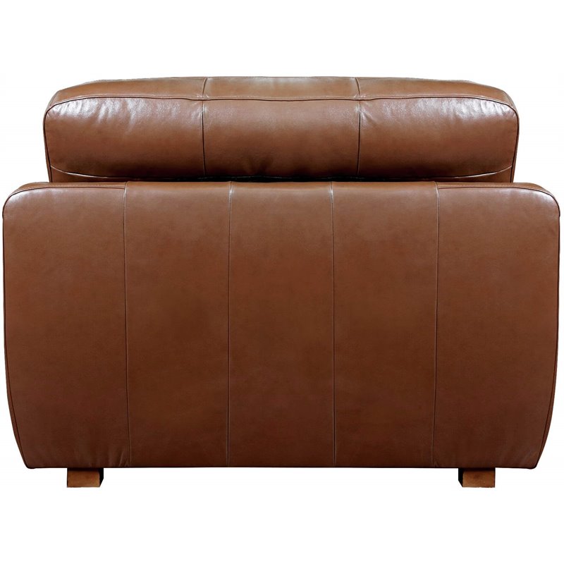 Sunset Trading Jayson 89 Wide Top Grain Leather Sofa