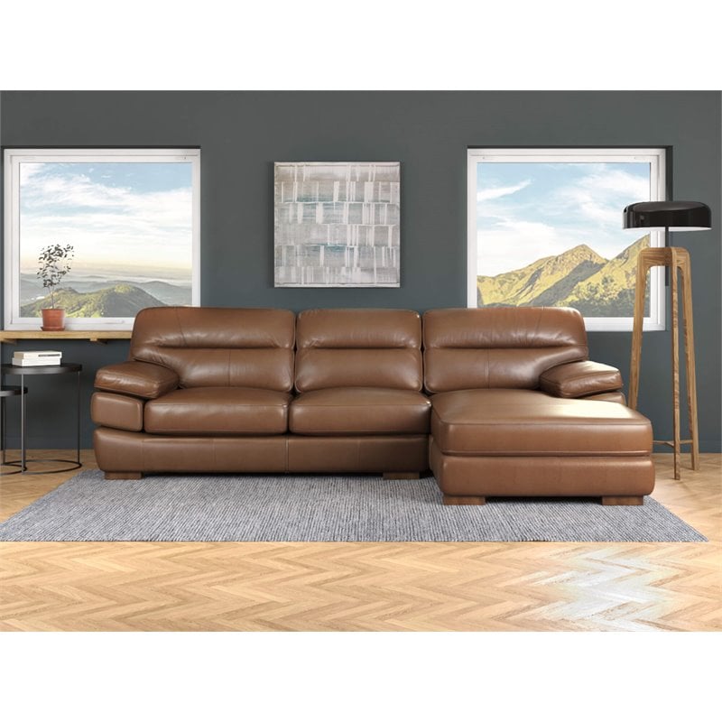 Sunset Trading Jayson 89 Inch Wide Top Grain Leather Sofa Black