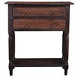 Sunset Trading Cottage Stacked Drawer Wood Storage Table in Raftwood Brown