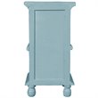 Sunset Trading Cottage Coastal Wood Table in Two Tone Beach Blue and Brown