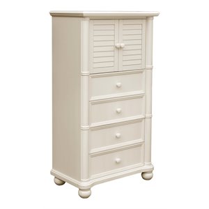 sunset trading ice cream at the beach wood bedroom chest in antique white