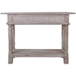 Sunset Trading Cottage Farmhouse Wood Console Table in Natural Limewash