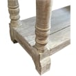 Sunset Trading Cottage Farmhouse Wood Console Table in Natural Limewash