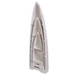 Sunset Trading Cottage 3-Piece Coastal Wood Boat Shelves in Distressed White