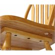 Selections Arrowback Windsor Dining Side Chair in Light Oak Solid Wood Set of 2