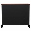 Sunset Trading Wood Keepsake Buffet in Distressed Antique Black/Cherry