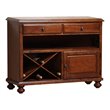 Sunset Trading Andrews Wood Server in Distressed Chestnut Brown