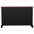 Sunset Trading Traditional Wood Treasure Buffet in Antique Black/Cherry