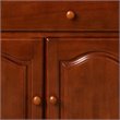 Sunset Trading Oak Selections Wood Treasure Buffet/Lighted Hutch in Brown/Oak
