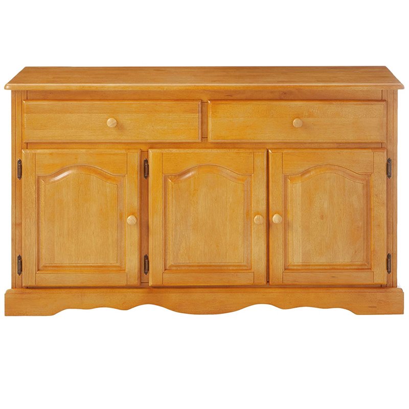Sunset Trading Oak Selections Oak Selections Wood Treasure Buffet in Light Oak