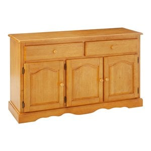 Sunset Trading Oak Selections Oak Selections Wood Treasure Buffet in Light Oak