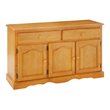 Sunset Trading Oak Selections Oak Selections Wood Treasure Buffet in Light Oak