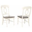 Sunset Trading Andrews 7PC Round/Oval Extending Dining Set Off White/Brown Wood