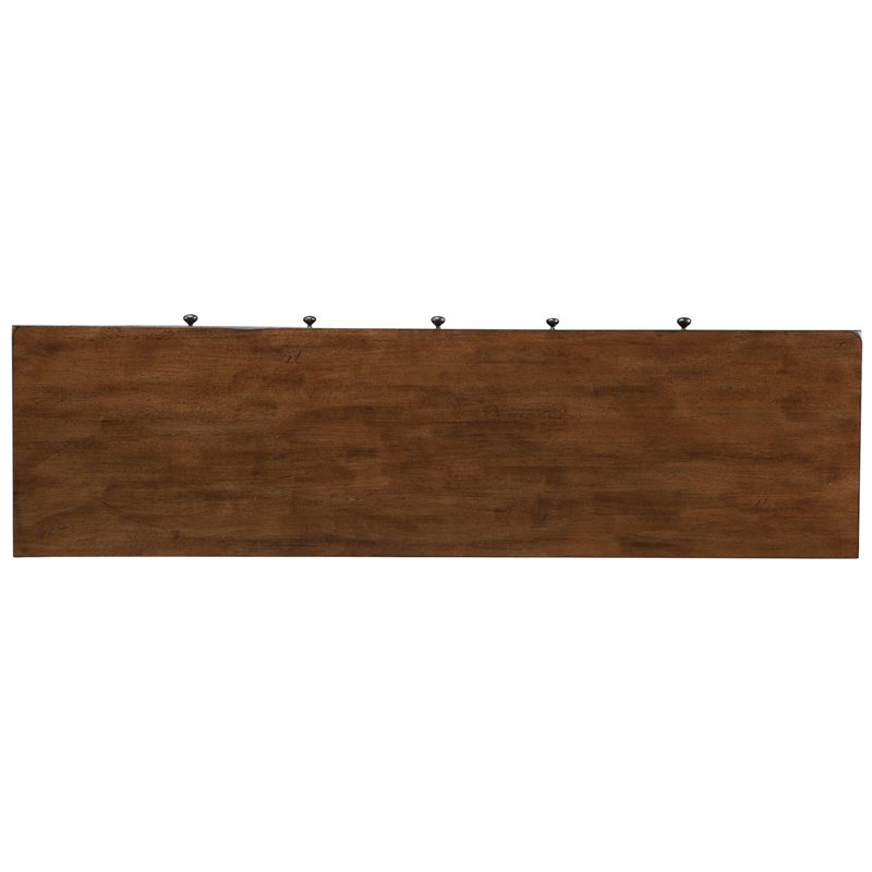 Sunset Trading Simply Brook Transitional Wood Sideboard Server in Amish Brown