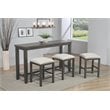 Sunset Trading Shades of Gray 4PC 65