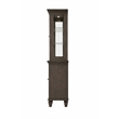 Sunset Trading Shades of Gray Wood Lighted China Cabinet/Wine Storage in Gray