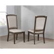 Sunset Trading Cali Contemporary Wood Dining Chairs in Gray/Brown (Set of 2)