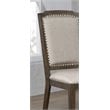 Sunset Trading Cali Contemporary Wood Dining Chairs in Gray/Brown (Set of 2)