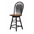 Sunset Trading Black Cherry Selections 3-Piece Wood Kitchen Island Set in Black