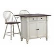 Sunset Trading Andrews 3-Piece Expandable Wood Kitchen Island in Antique White
