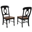 Sunset Trading Black Cherry Selections 5-Piece Wood Dining Table Set in Black