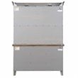 Sunset Trading Country Grove Wood Buffet and Lighted Hutch in Gray/Brown