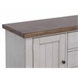 Sunset Trading Country Grove Wood Buffet and Lighted Hutch in Gray/Brown