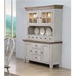 Sunset Trading Country Grove Wood Buffet and Lighted Hutch in Gray/Brown