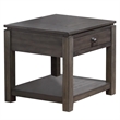 Sunset Trading Shades of Gray 3-Piece Wood Living Room Table Set in Gray
