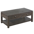 Sunset Trading Shades of Gray 3-Piece Wood Living Room Table Set in Gray