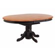Sunset Trading Selections 5PC Round/Oval Butterfly Dining Set Black/Cherry Wood