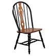 Sunset Trading Selections 5PC Round/Oval Butterfly Dining Set Black/Cherry Wood