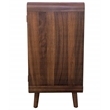 Sunset Trading Mid-Century Wood Server 4 Drawers & 2 Storage Cabinets in Walnut