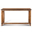 Sunset Trading Rustic City Counter Height Contemporary Wood Dining Table in Oak
