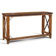 Sunset Trading Rustic City Counter Height Contemporary Wood Dining Table in Oak