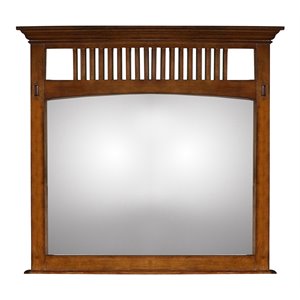 Sunset Trading Tremont Bedroom Wood Mirror in Distressed Chestnut