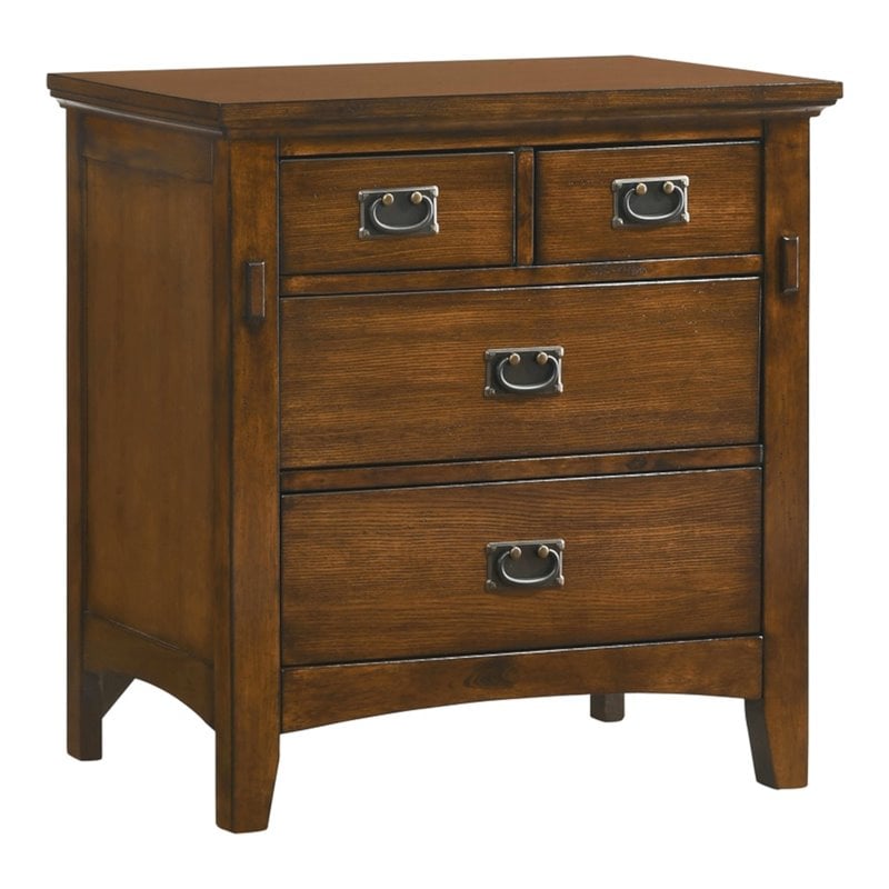 Oak Nightstand, Solid Oak Nightstands, Honey Oak Night Stand