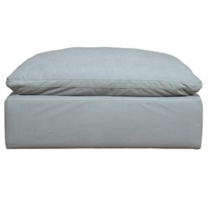 Sunset Trading Puff 44&quot Square Slipcovered Modular Fabric Ottoman in Blue